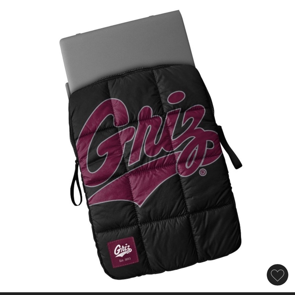 NCAA Montana Grizzlies Laptop Puffer Sleeve - Picture 2 of 4